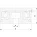 Rolling Center PG70I Rotating Plate For Gates 70 DIA (Sold Individually)