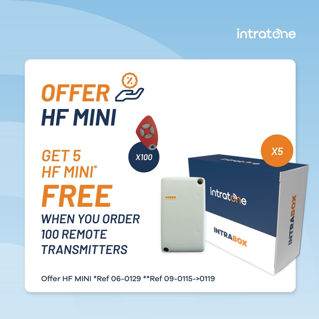 GET 5 HF MINI FREE WHEN YOU ORDER 100 REMOTE TRANSMITTERS